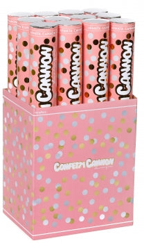 Konfettikanone silber & gold