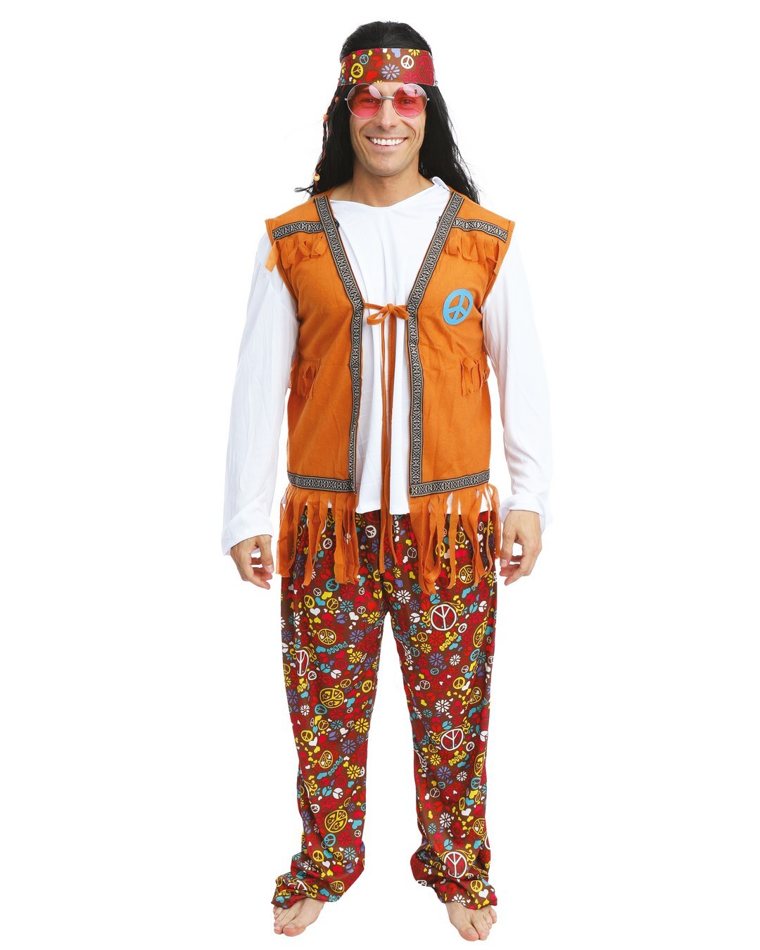 Kostüm Hippie Blumig