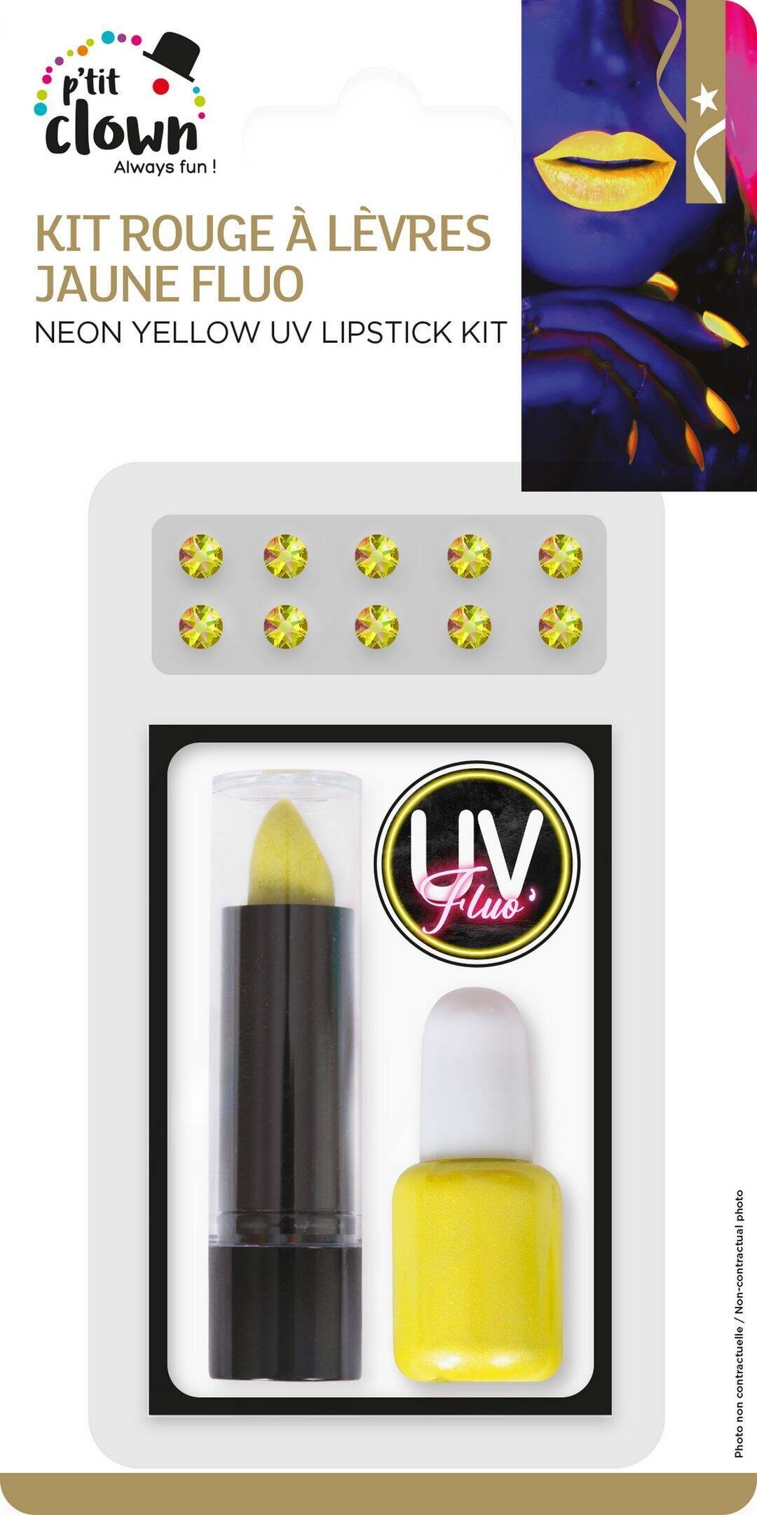 Makeup kit - neon yellow