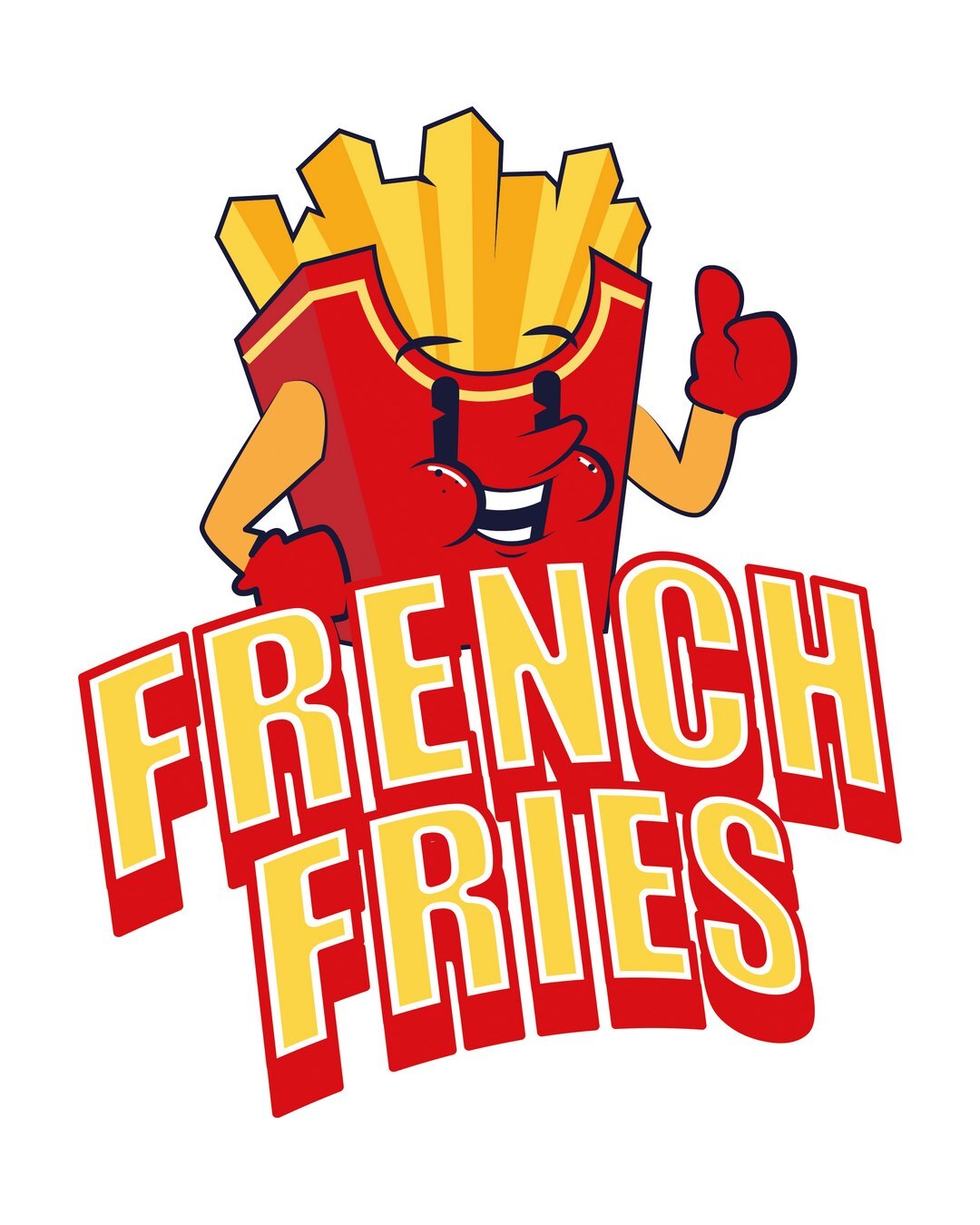 Pommes-frites-Kostüm