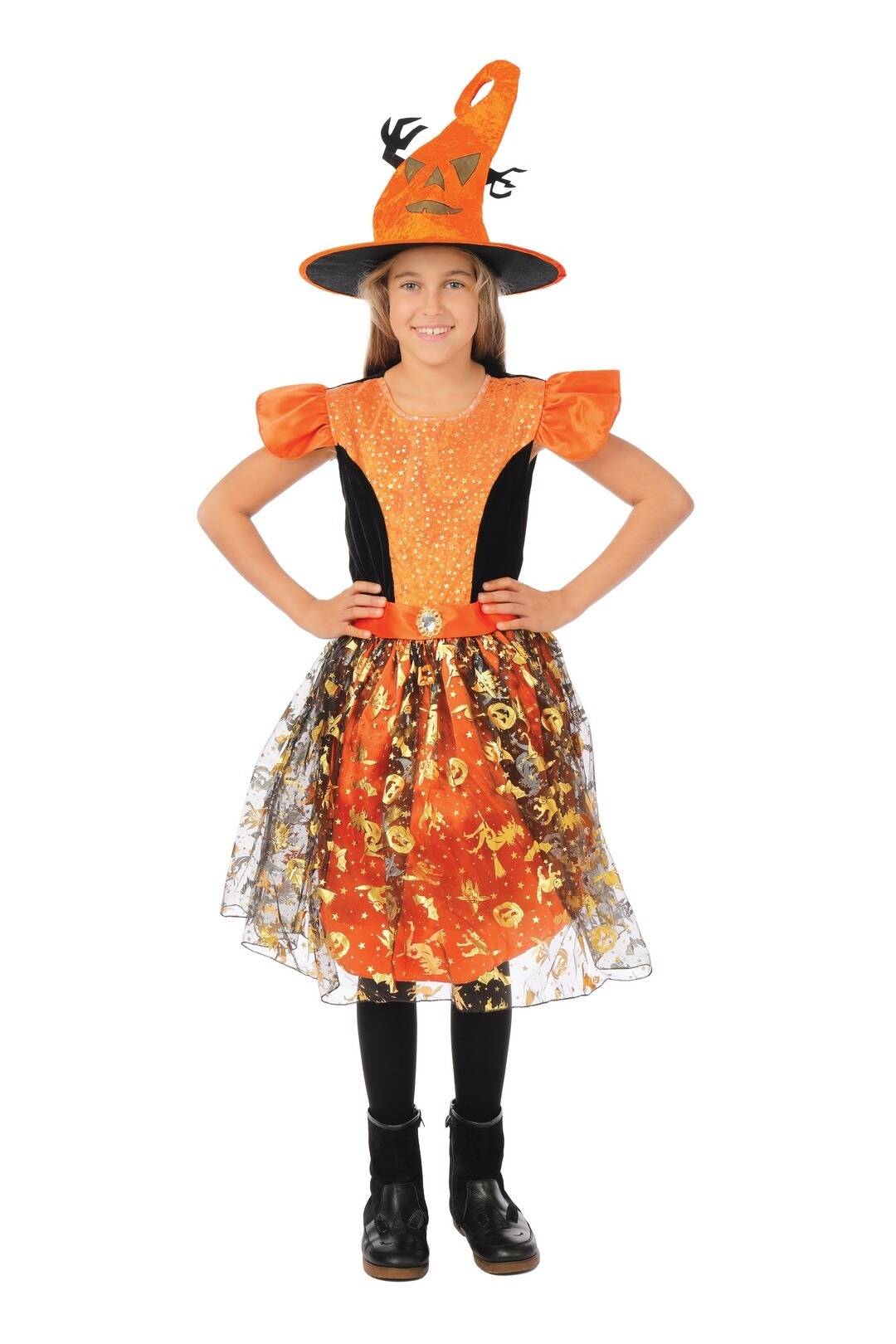 Pumpkin witch costume