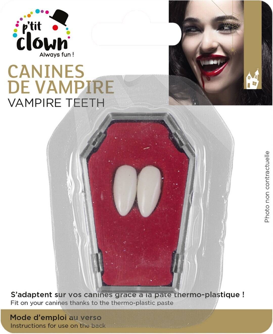 Vampirzähne mit Haftmasse