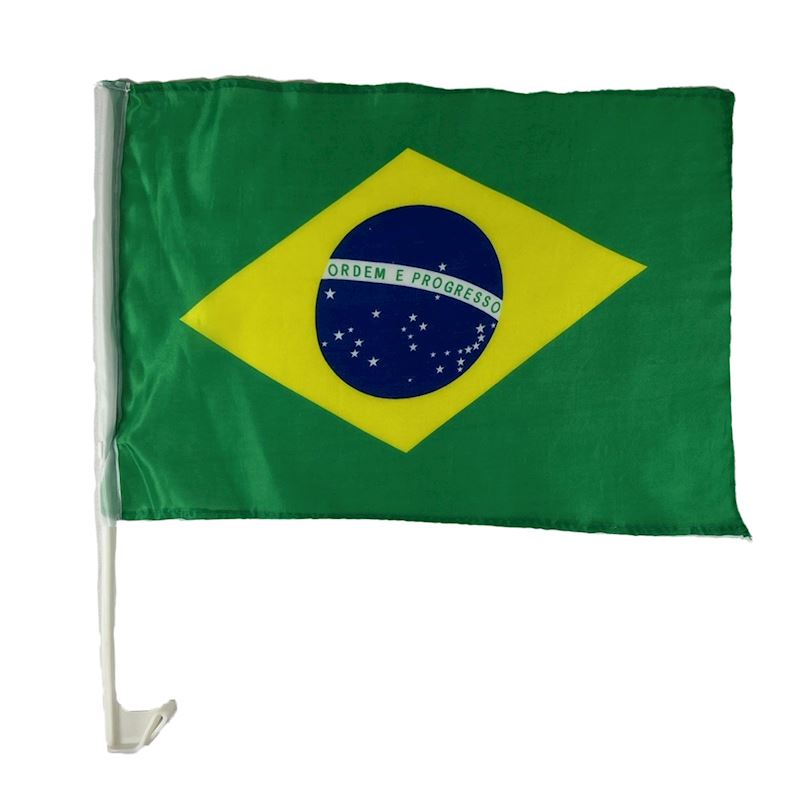 Autofahne Brasilien