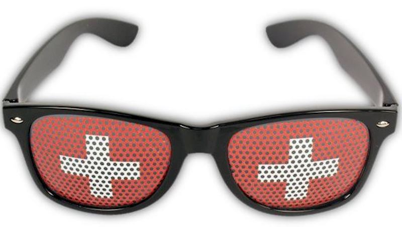 Sonnenbrille Schweiz Fanbrille