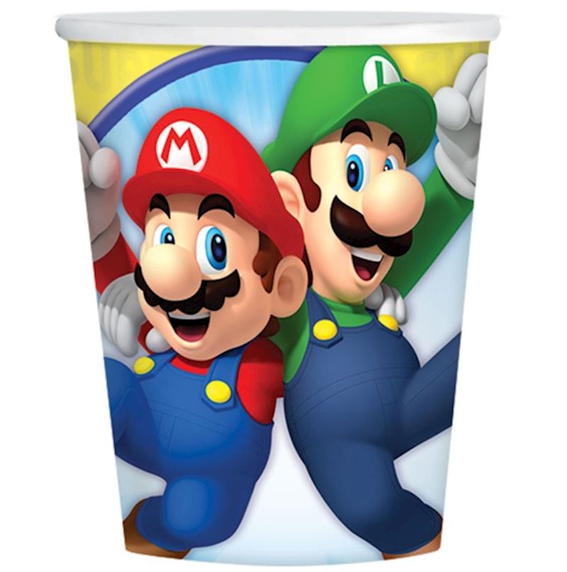 Einweg Becher Super Mario
