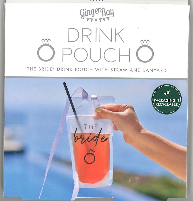 Trinkbeutel The Bride am Umhängeband