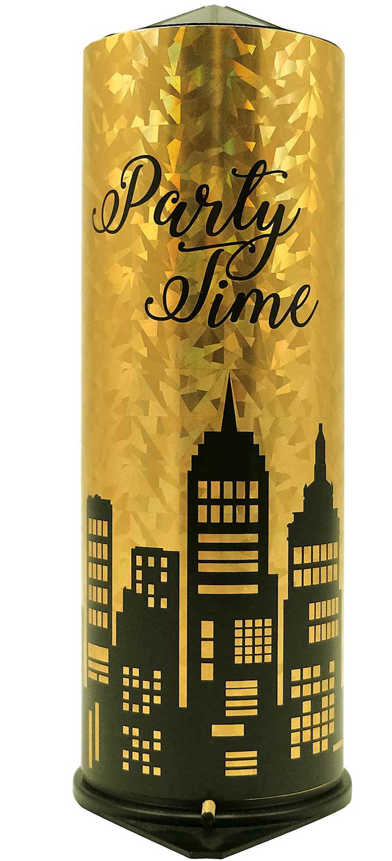 Tischbombe Maxi Partytime Holo Gold