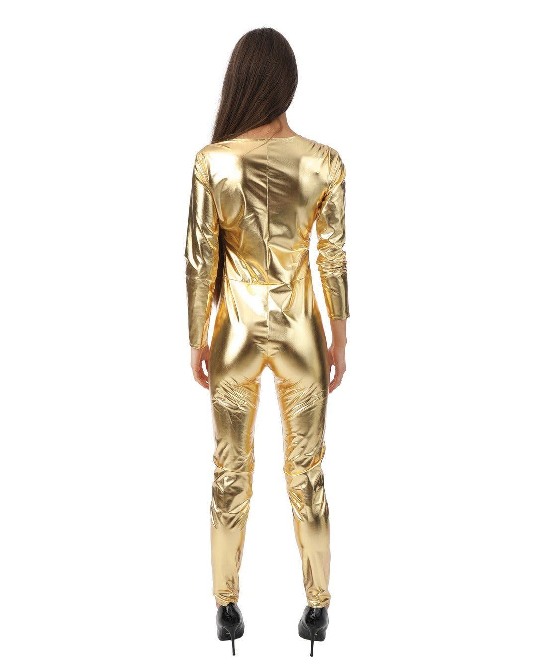 Goldener Jumpsuit als Kostüm