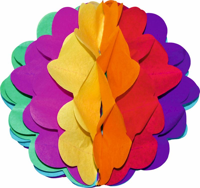 Wabenball Regenbogen