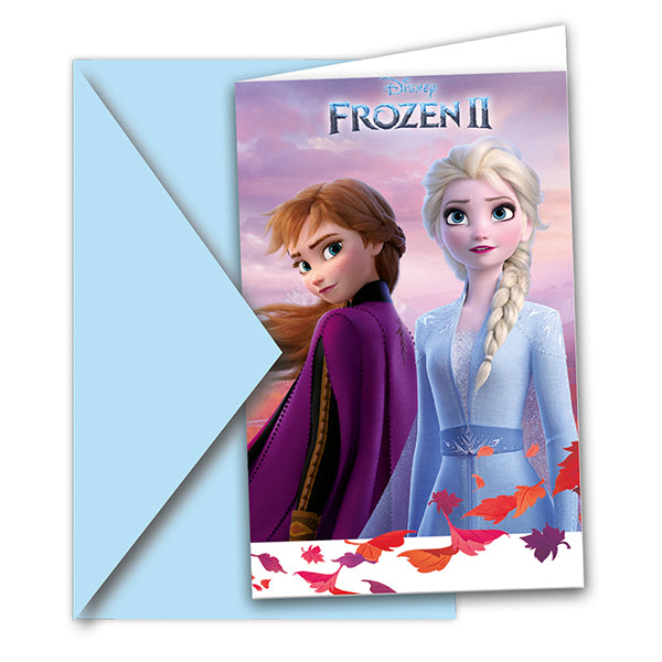 Einladung Frozen II mit Umschläge