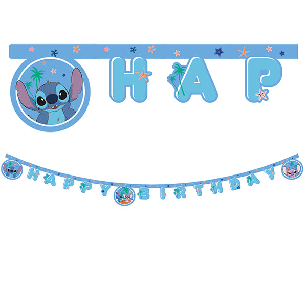 Girlande Stitch Happy Birthday