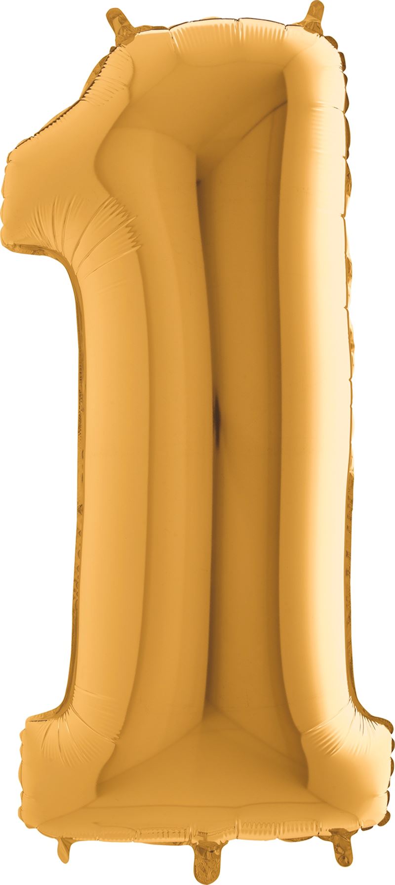 Folien Zahlenballon Gold 0 - 9