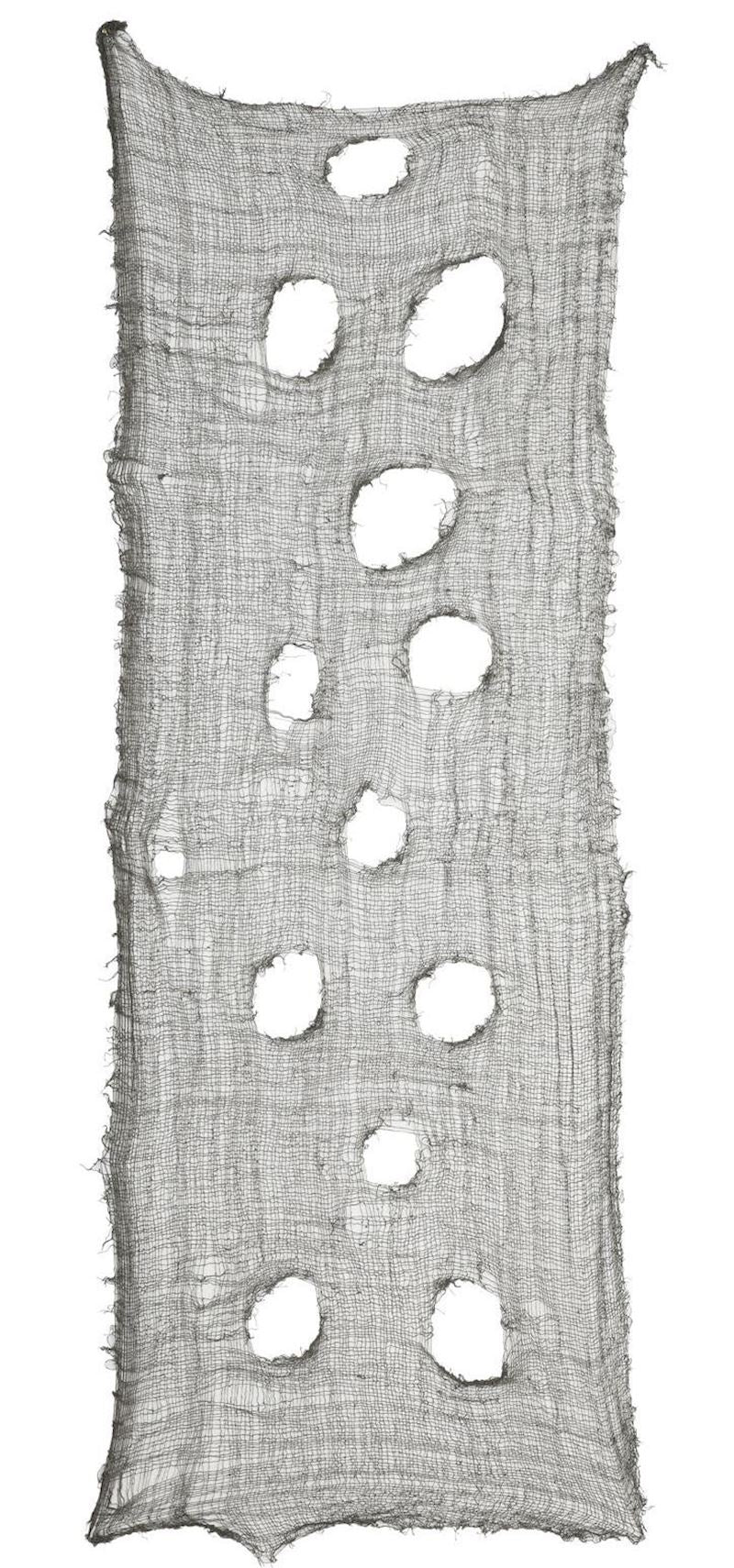 Dekostoff Horror schwarz