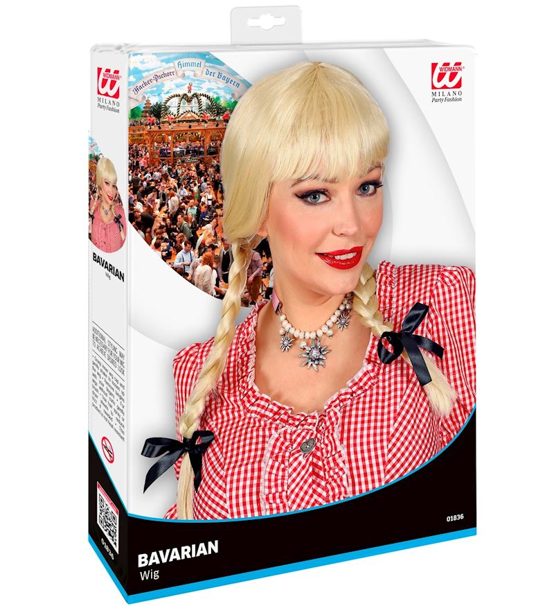 Perücke Blonde Zöpfe