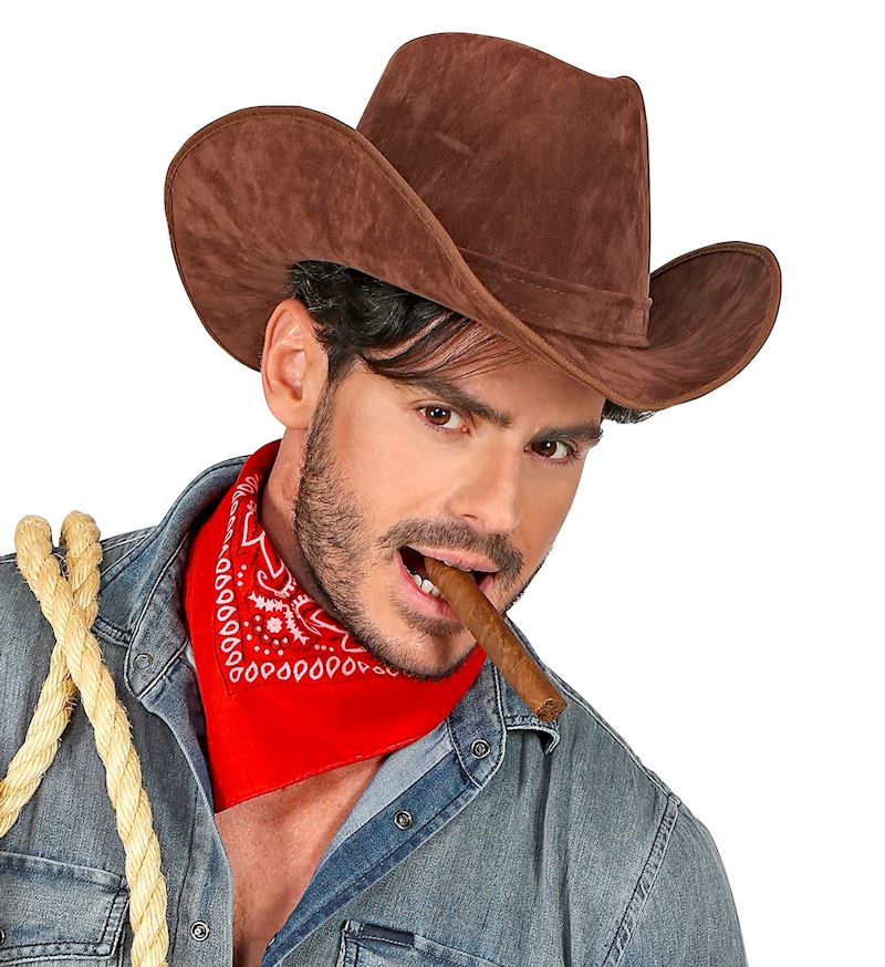 Cowboy Hut Wildlederimitat