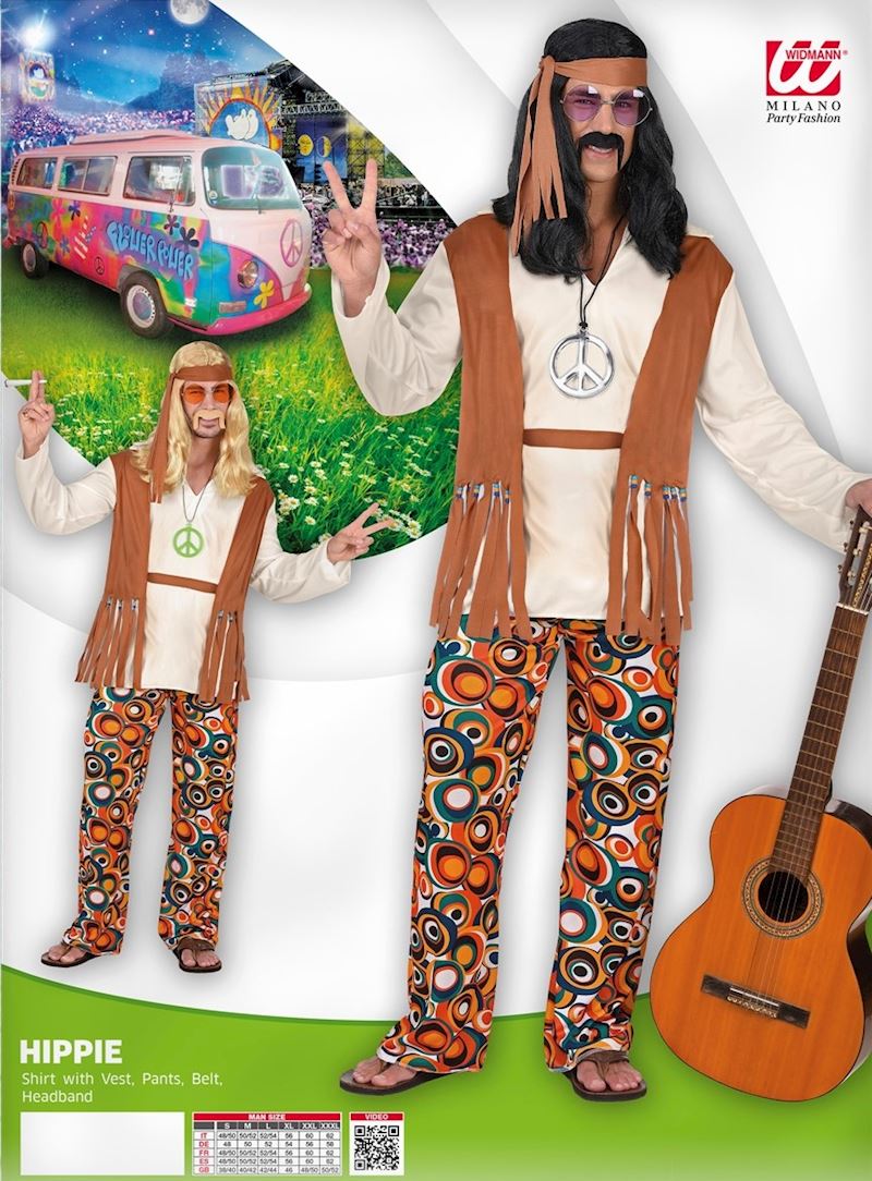 Kostüm Hippie Mann