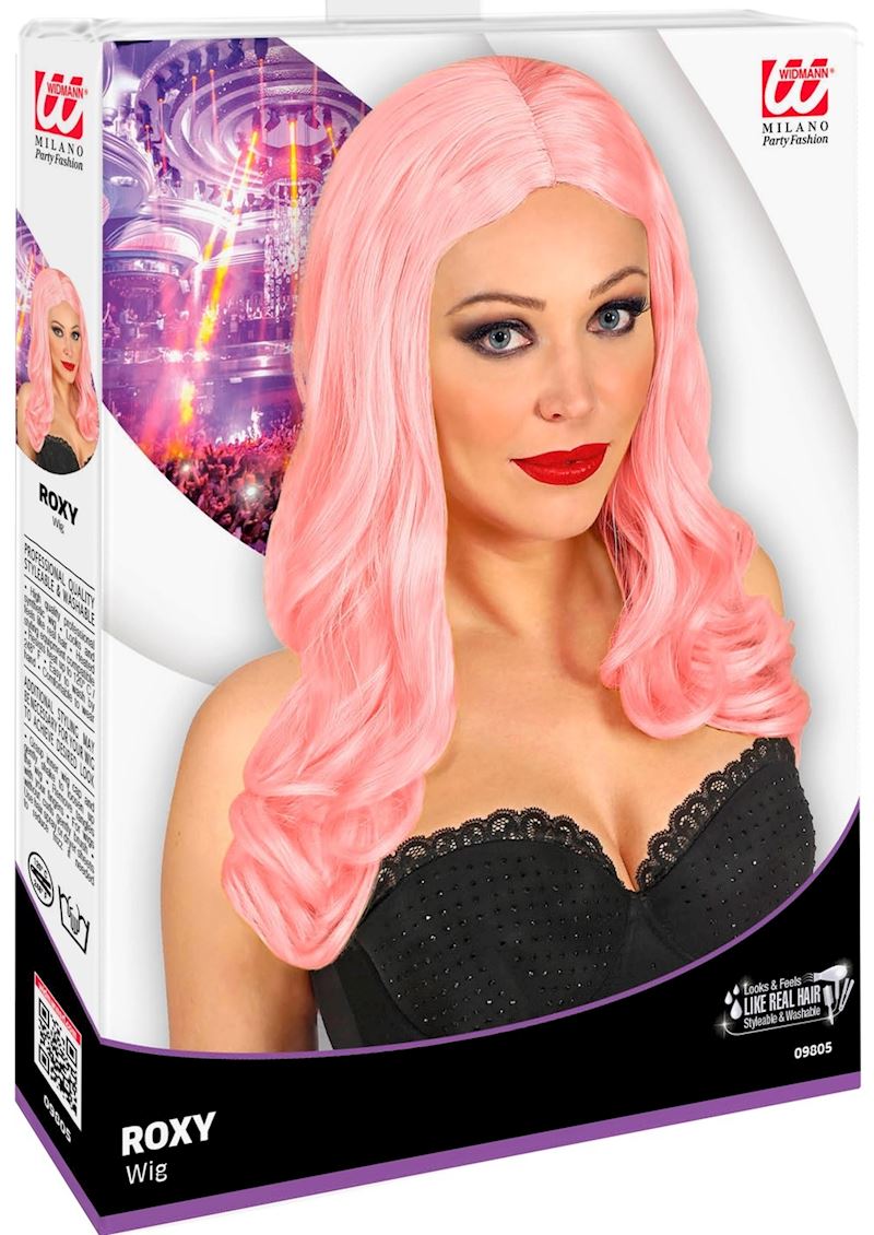 Perücke Roxy rosa