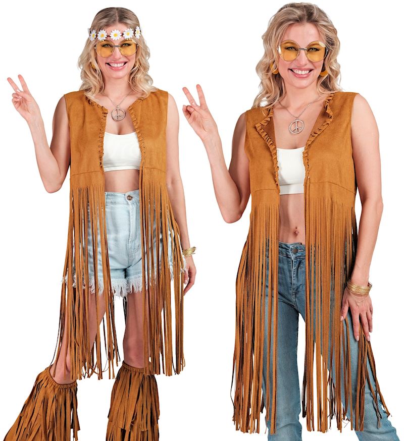 Hippie Gilet knielang