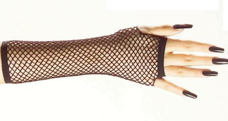 Netzhandschuhe neon ohne Finger 33 cm div. Farben