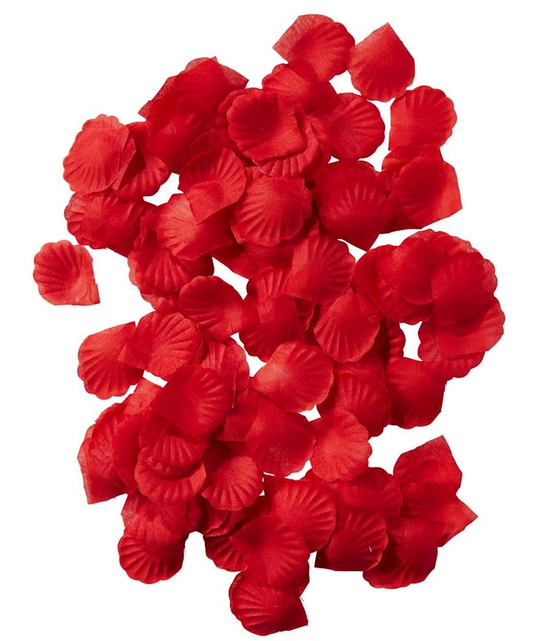 Rosenblütenblätter rot 150 Stk. in Box