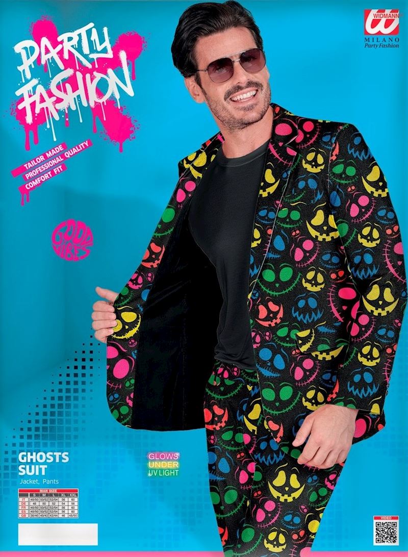 Kostüm Hosenanzug Geist UV