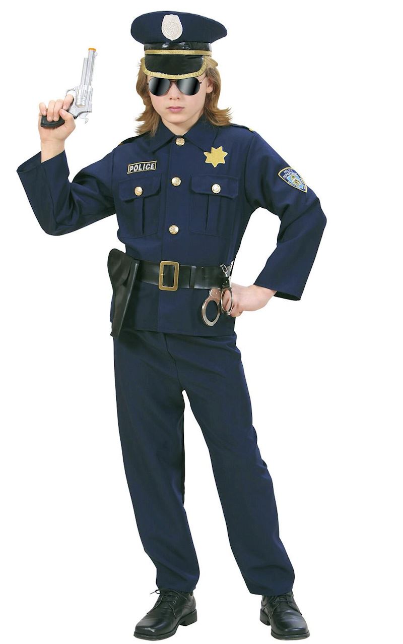 Kostüm Polizist mit Hut
