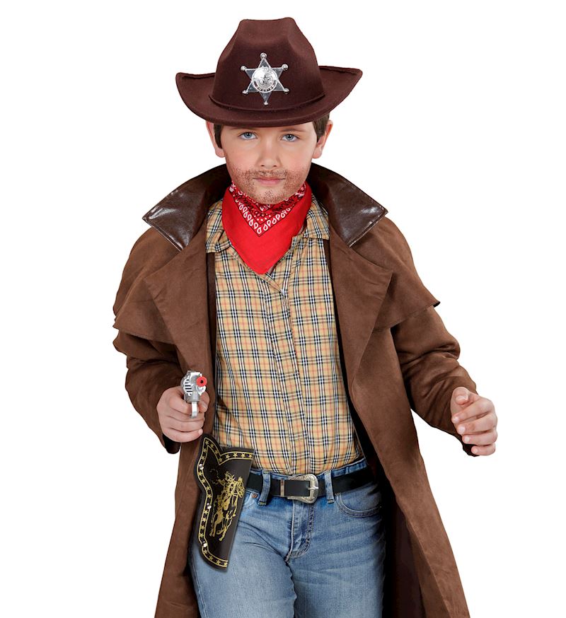 Kinder Cowboy Pistolengürtel mit Halter