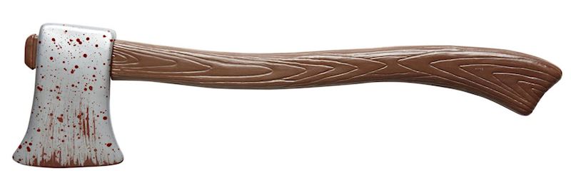 Axt 60 cm blutverschmiert