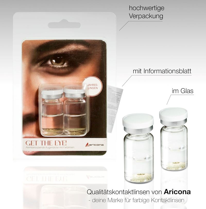 Kontaktlinsen Aricona Magic Green Eye