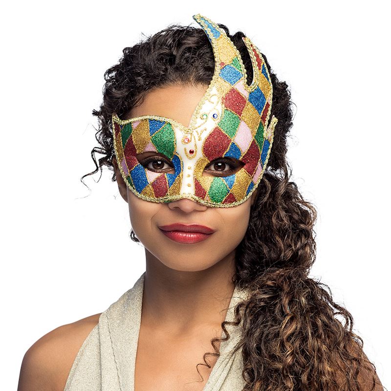 Domino / Augenmaske Venice Jester