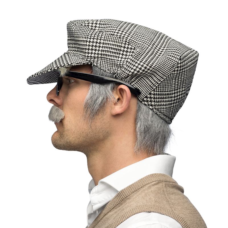 Opa Set Mütze Haaren