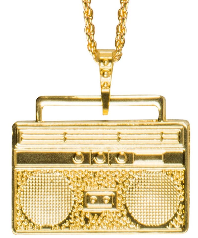 Halskette Ghetto Blaster gold