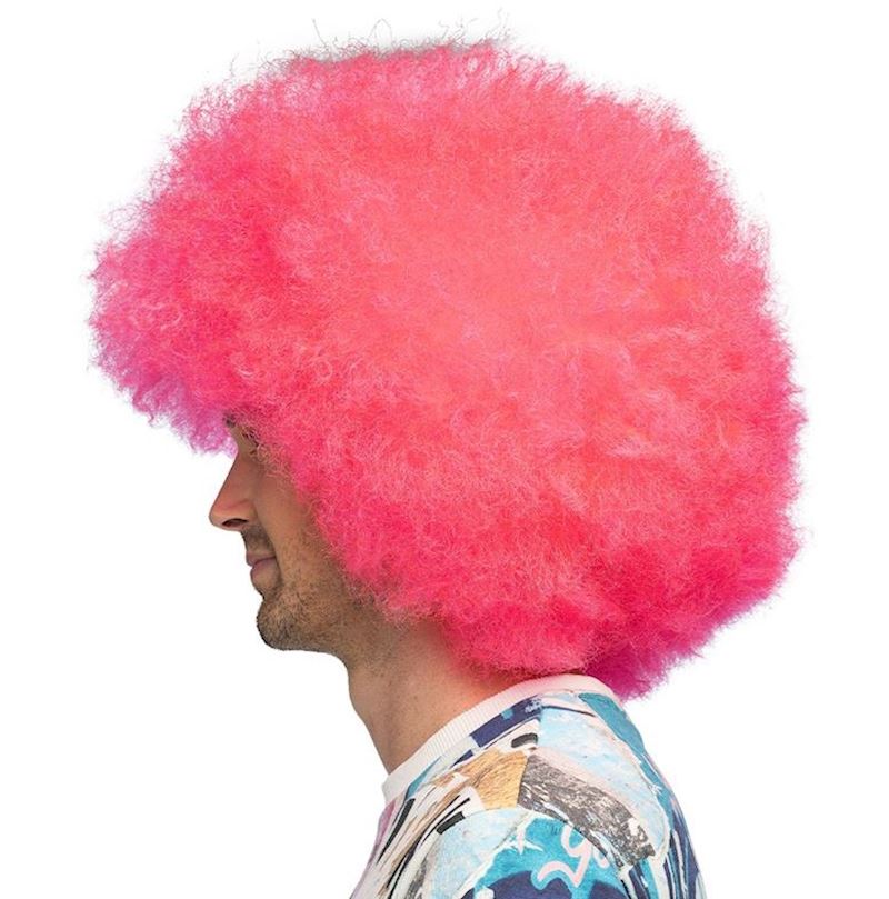 Perücke Sugar neon rosa