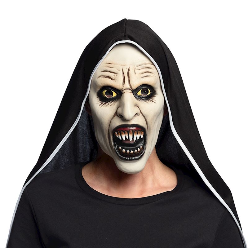 Maske mit Kapuze Screaming Nonne