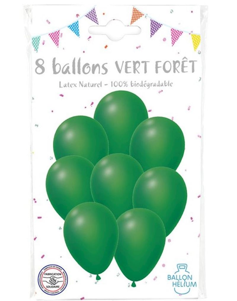 GUMMIBALLONE DUNKELGRÜN