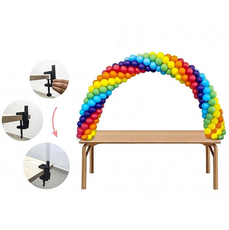 Ballonbogen Set mit 2 Tisch- klammern