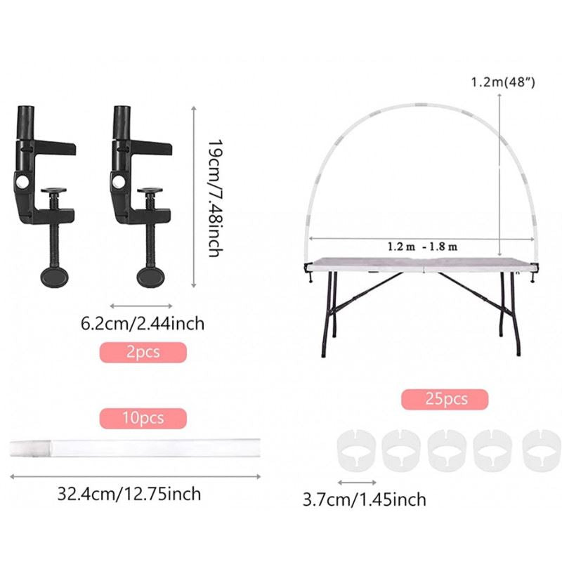 Ballonbogen Set mit 2 Tisch- klammern