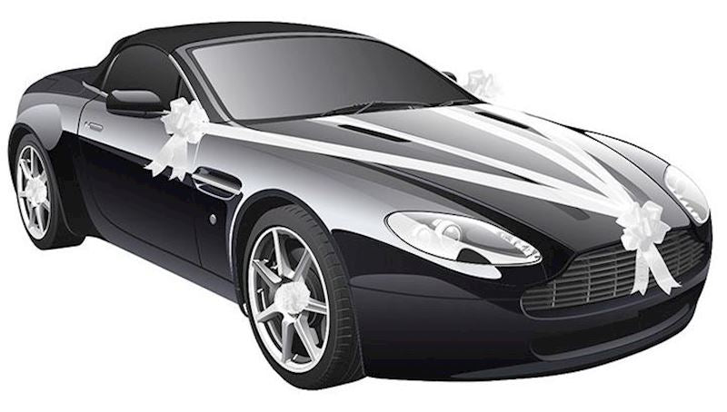 Dekoset Hochzeitsschleife fürs Auto