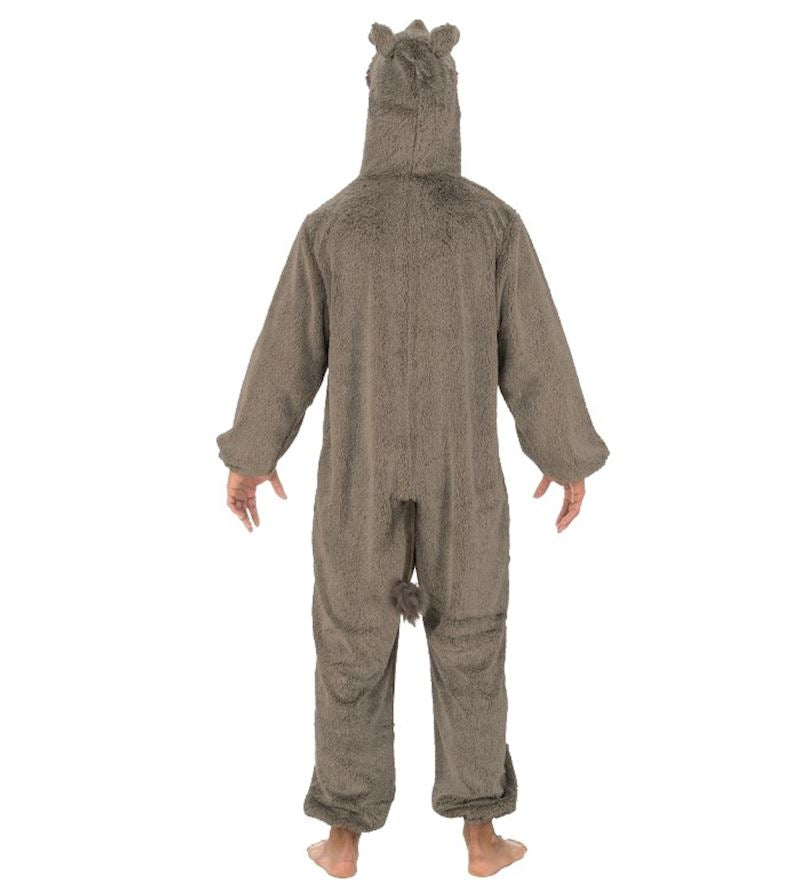 Kostüm Plüsch Wildschwein Overall