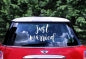 Just Married Autoaufkleber