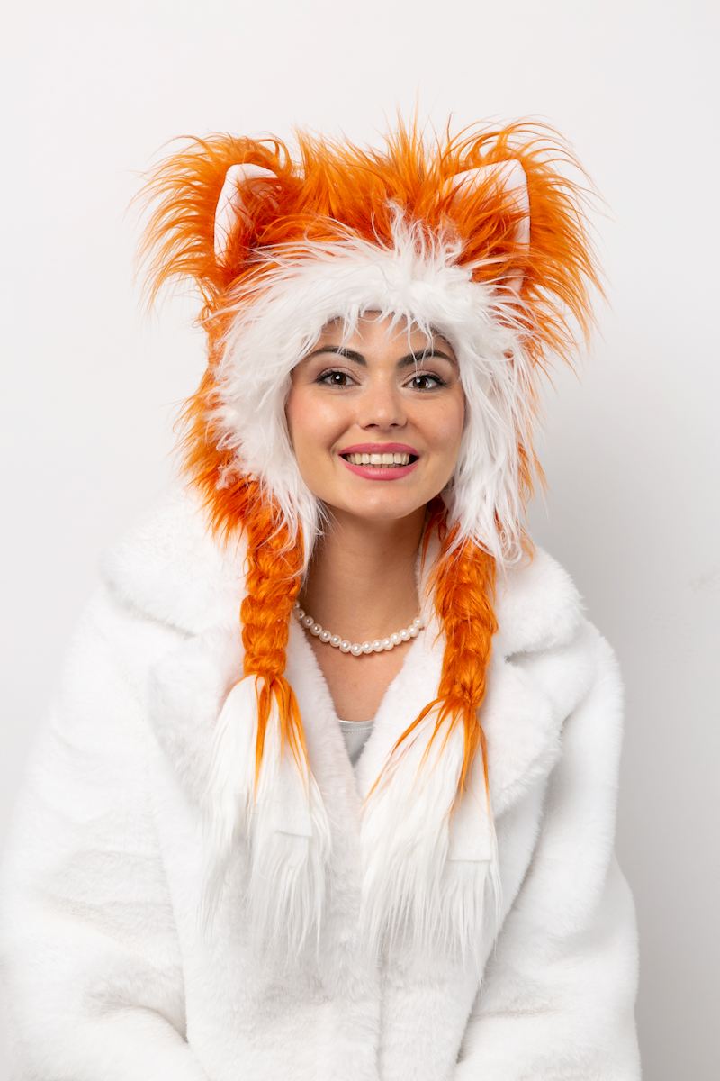 Plüsch Mütze struppige Fuchs