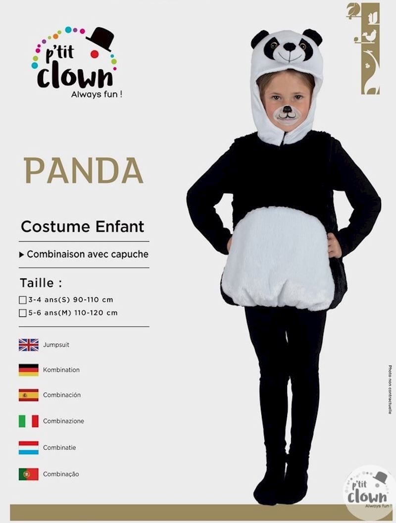 Kinder Kostüm Panda