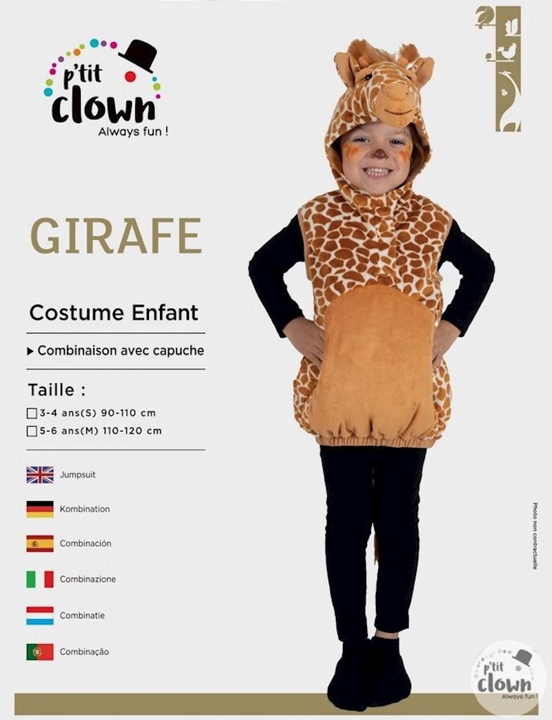 Kinder Kostüm Giraffe