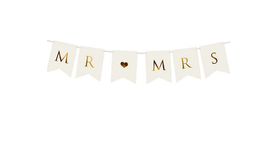 Fähnchenbanner MR & MRS