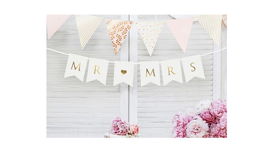 Fähnchenbanner MR & MRS