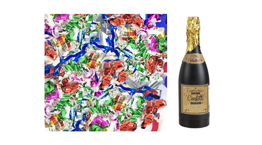 Konfettikanone Flasche
