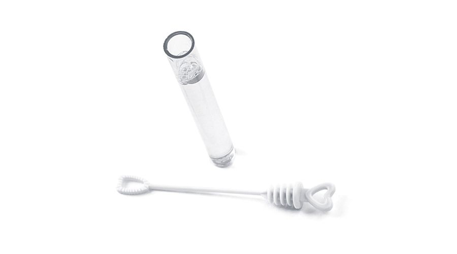 Seifenblasen Stick mit Herz 8 Stk. 10 cm